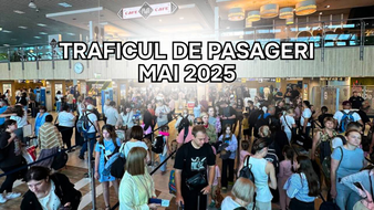 Statistici privind destinațiile aeriene în mai 2025