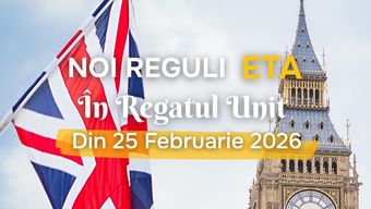 Noi reguli de intrare în Regatul Unit din 25 februarie 2026