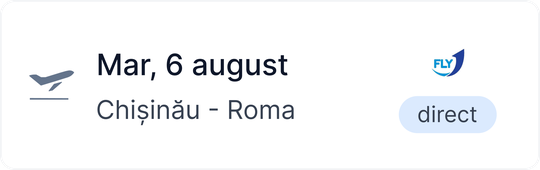 Special price on August 6 - from 52 euros