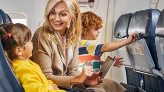 Fun activities to keep kids entertained during a flight