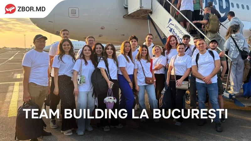 Team building la București – Echipa Zbor.md în vizită în capitala României