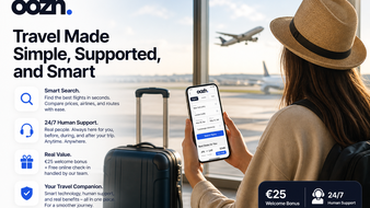 Book Smart with OOZH.COM - Easy Flight Search & 24/7 Travel Support
