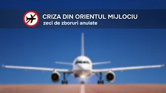 Criza din Orientul Mijlociu – zeci de zboruri anulate