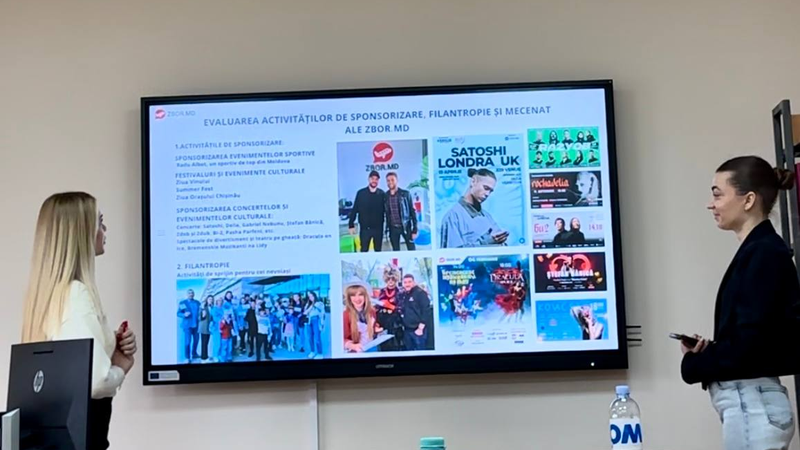 The company ZBOR.MD, analyzed as part of an activity carried out by students of the Marketing and Logistics specialty at USM!