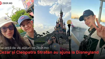 Клеопатра та Цезар Стратан у сімейній подорожі до паризького Діснейленду разом із Zbor.md
