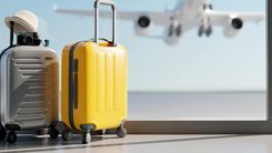 What happens to checked baggage on a connecting flight?