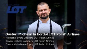 Питание уровня Michelin на рейсах LOT Polish Airlines