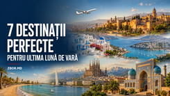 7 destinații perfecte pentru ultima lună de vară