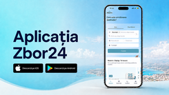 Aplicația mobilă Zbor24 – Rezervați rapid zboruri pe iOS și Android