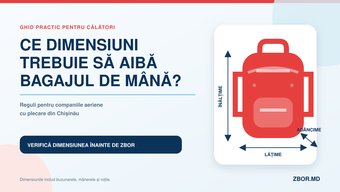 Ghid pentru bagajul de mână la sfârșitul anului 2026, cu plecare din Chișinău: cum să eviți taxele neprevăzute la îmbarcare