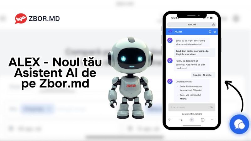 Alex – asistentul personal care te ajută să găsești zboruri rapid