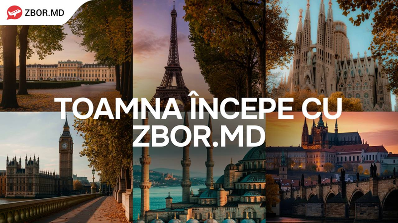 Toamna începe cu zboruri ieftine și aventuri noi!