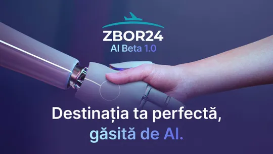 Caută bilete de avion online cu AI-ul Zbor24