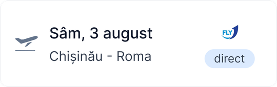 Special price on August 3 - from 52 euros