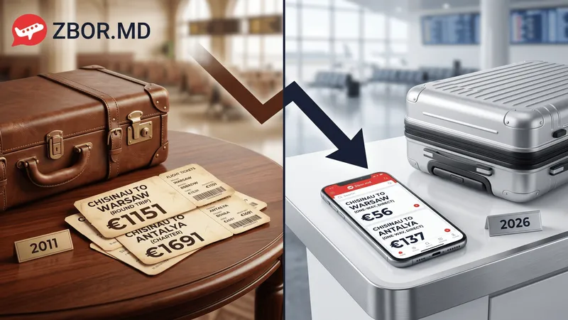 How Airfare from Chisinau Has Changed Over the Past 15 Years: An Analysis of 30 Destinations
