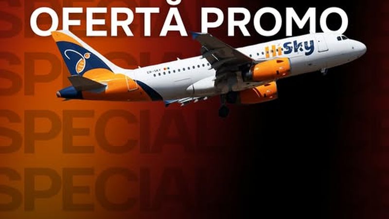 Ofertă specială HiSky - zboruri la prețuri reduse
