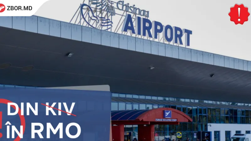 Международный аэропорт Кишинёва получает новое официальное сокращение
