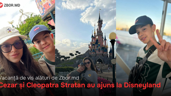 Caesar and Cleopatra Stratan on a Trip to Paris Disneyland with Zbor.md