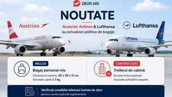 Austrian Airlines și Lufthansa au actualizat politica de bagaje: ce trebuie să cunoașteți?