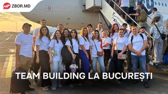 Team building la București – Echipa Zbor.md în vizită în capitala României