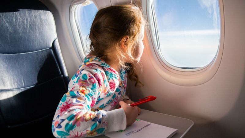 Features of air travel with children