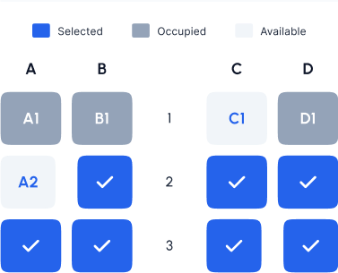 CHOOSE NEXT SEATS