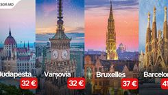 4 Destinații Ieftine pentru Ianuarie 2026 – Zboruri de la 32 EUR