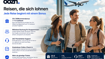 Flüge smart buchen mit Bonus & 24/7 Support